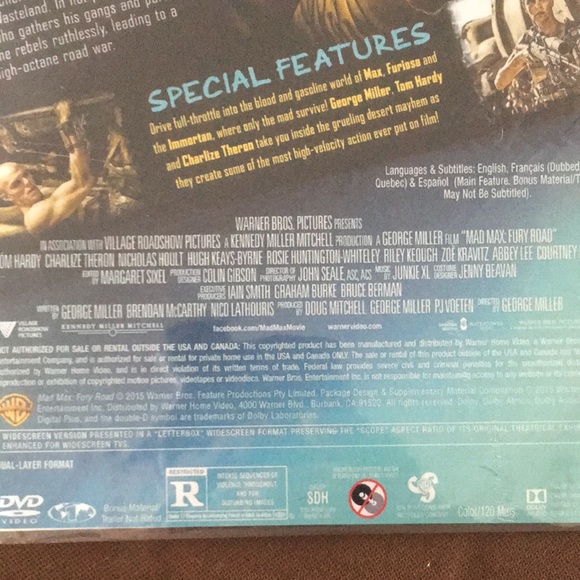 🔥3/$25🔥 MAD MAX FURY ROAD Tom Hardy Charlize Theron - Picture 4 of 4